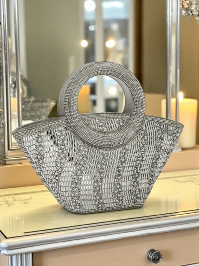 Poșetă mică de damă cu zirconiu Sparkle Queen