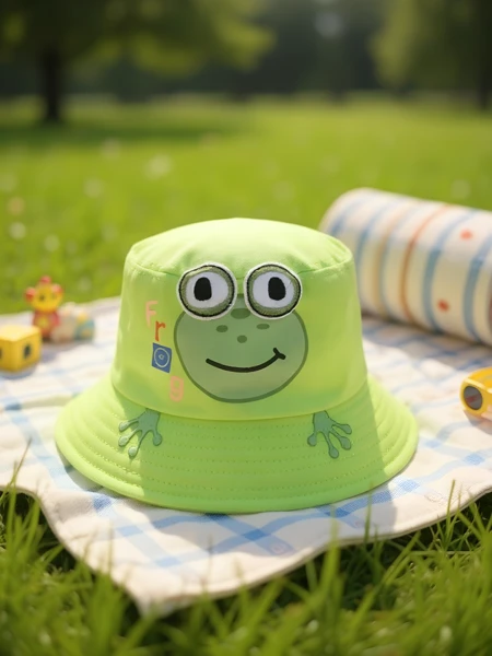 Royalfashion Pălărie de tip bucket pentru copii Happy Patches