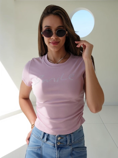 Bluză de bumbac Royalfashion pentru femei cu imprimeu