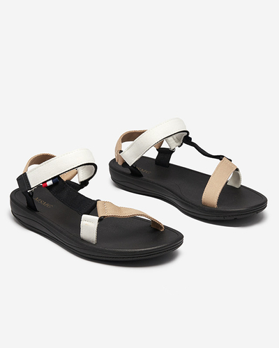 Icon Sandale de damă din țesătură albă Ojo- încălțăminte