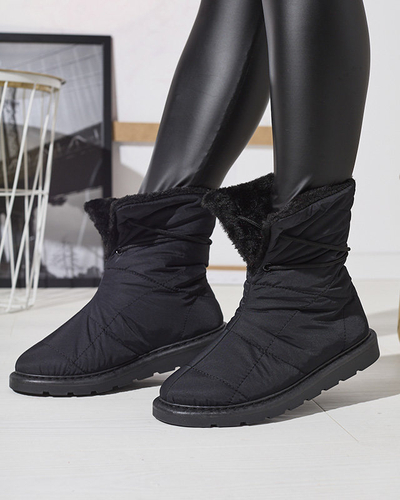 Negru cizme pentru femei a'la cizme de zăpadă Amirfu- Footwear