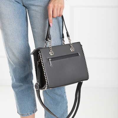 Geantă de mână mică pentru femei gri - Genti de mână