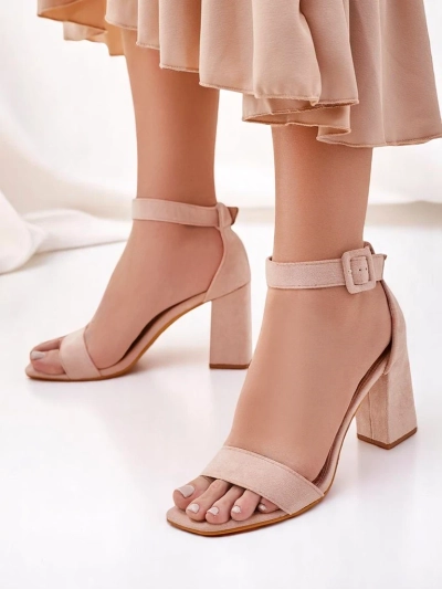 Sandale eco din suede Royalfashion pentru femei Ardeni
