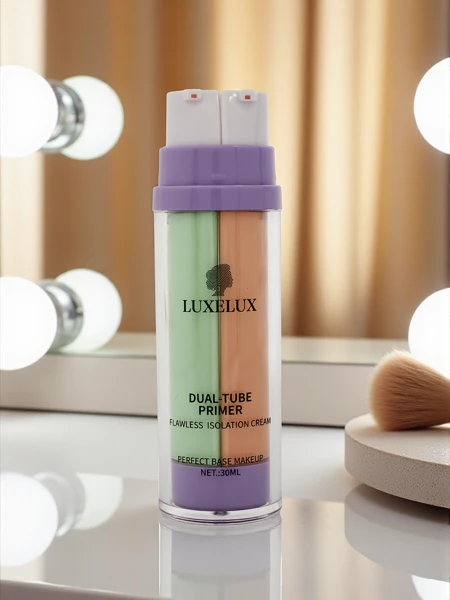 Crema 2 în 1 cu bază verde de machiaj și fond de ten - neutralizează roșeața