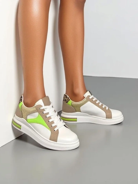 Royalfashion Sneakers pentru femei cu sclipici Kaone