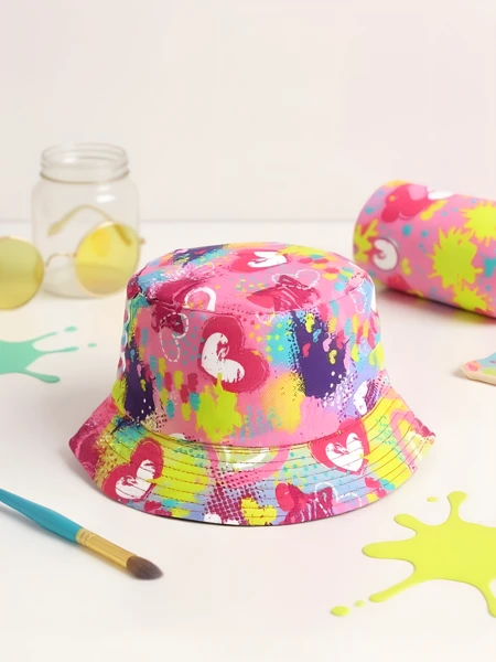 RoyalfashionPălărie tip bucket pentru copii Splash Color Bucket