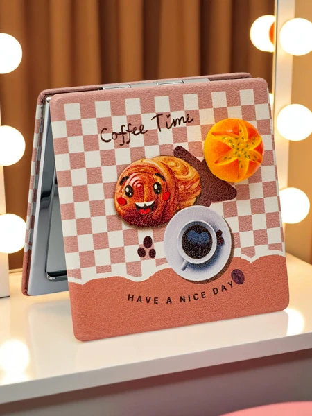 Royalfashion Mini oglindă de poșetă pentru femei