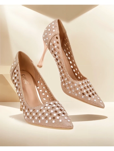 Royalfashion Pantofi cu toc perforați pentru femei Ecatte
