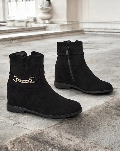 Bocanci cu toc ascuns pentru femei Royalfashion Ecerto