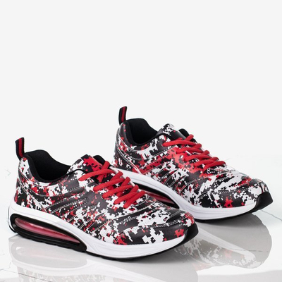 Czarno-czerwone sportowe buty daskie Jordan - Obuwie