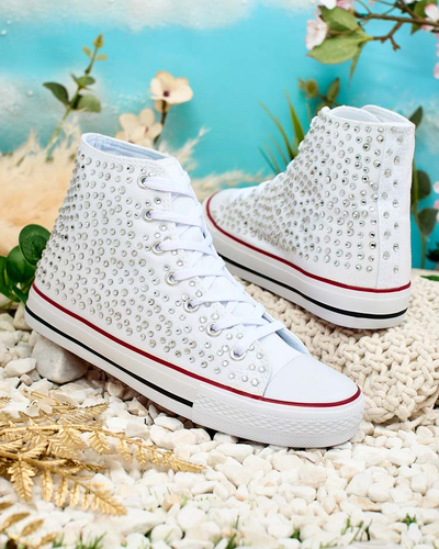 Royalfashion Adidași cu paiete pentru femei Shis