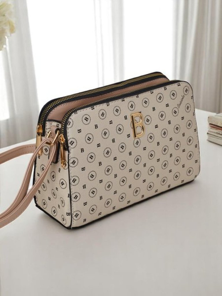 Royalfashion Geantă mică din piele ecologică cu imprimeu Viva Linea