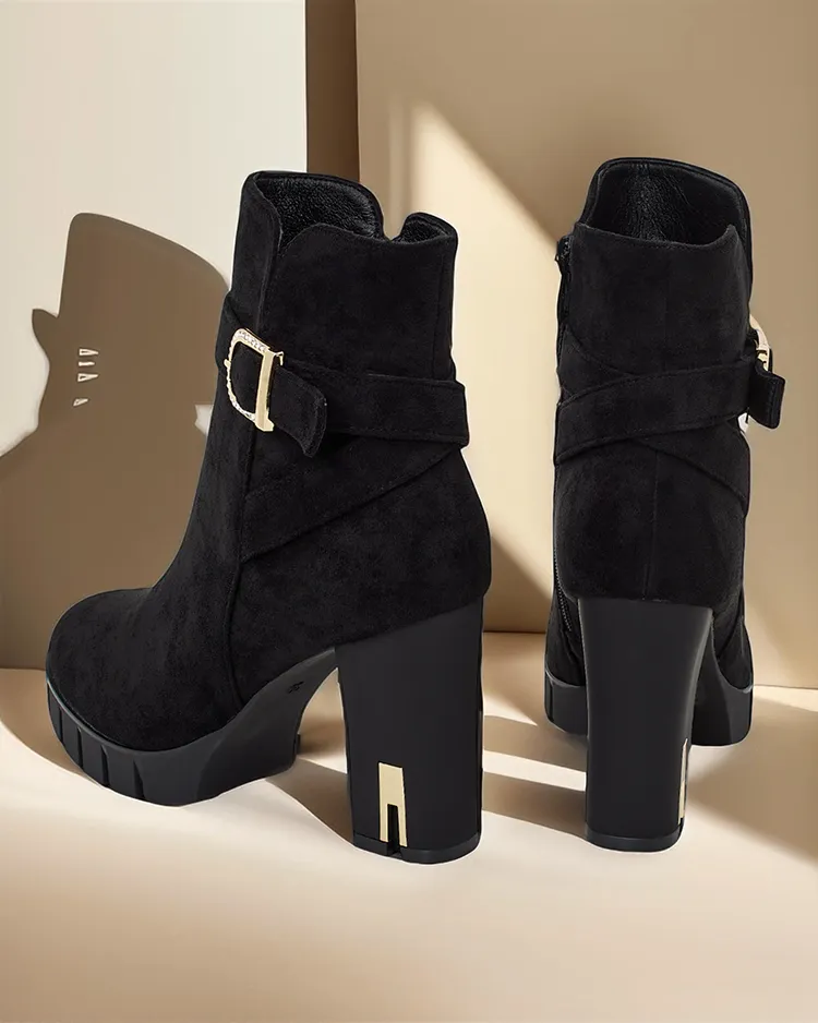 Cizme cu toc inalt pentru femei Royalfashion Molin