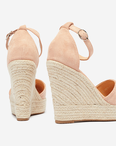 Royalfashion Sandale cu toc Meylasi roz pentru femei