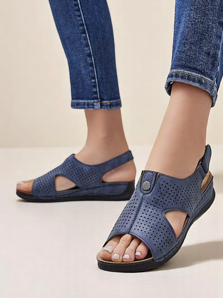 Royalfashion sandale decupate pentru femei Leminni