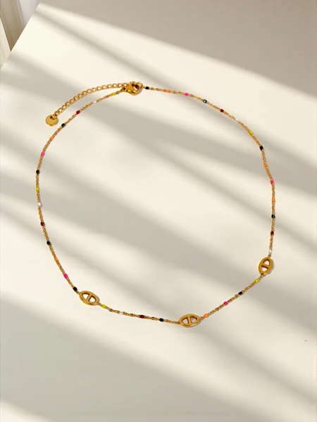 Colier Aelia Maane – lănțișor delicat cu mărgele