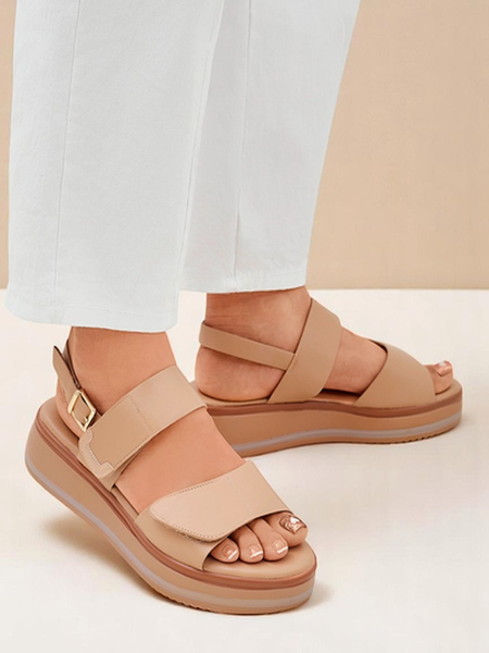 Royalfashion Sandale dama cu talpă groasă Tulipp