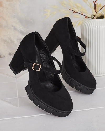 Royalfashion Pompe eco-suede Elomma pentru femei