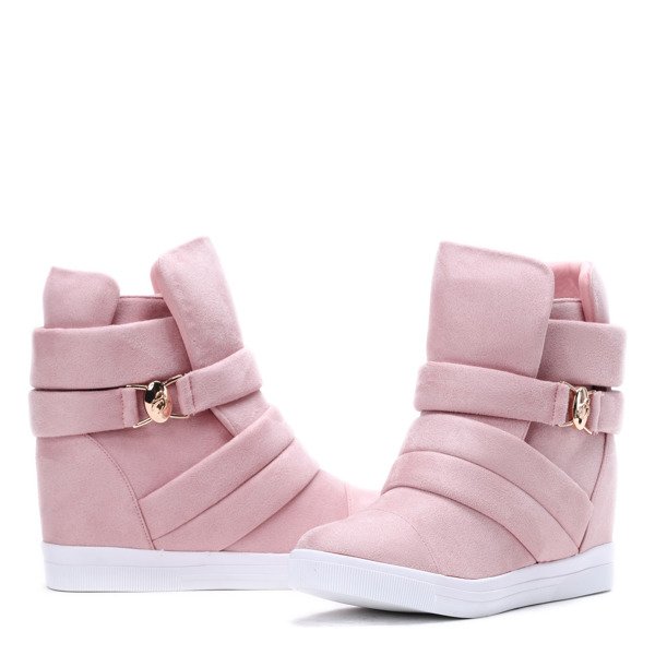 Różowe sneakersy Jane - Obuwie