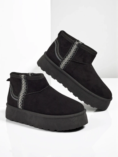 Botine scurte de damă tip snowboots Pravel