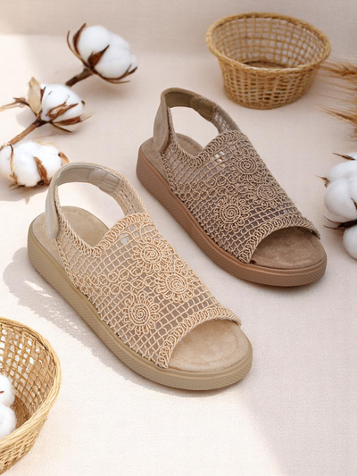 Royalfashion sandale decupate Levay pentru femei, cu partea superioară