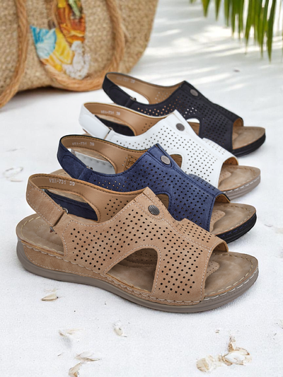 Royalfashion sandale decupate pentru femei Leminni