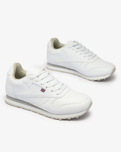 Sneaker Atelier Bianca - Pantofi Clasici Albi de Damă
