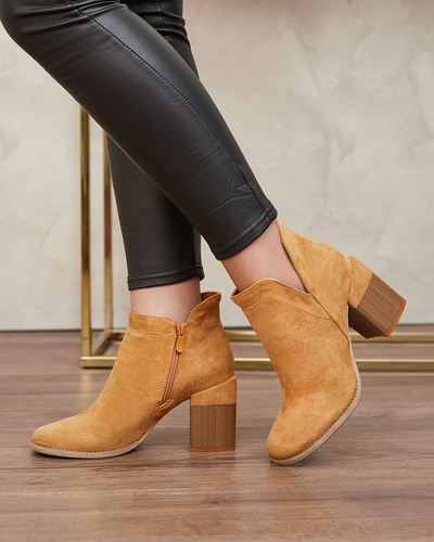 Royalfashion Cizme stiletto Ricteas pentru femei Camel