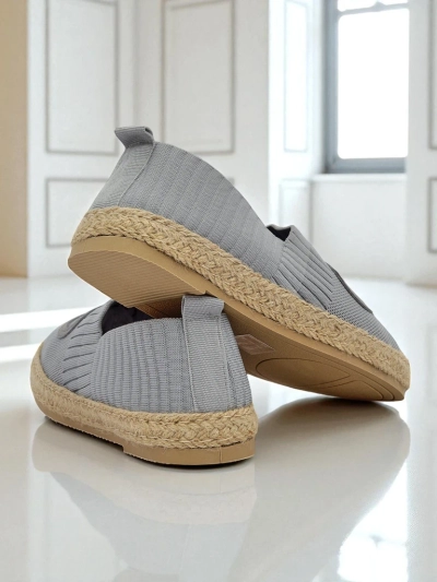 Damskie espadryle Callista Verde – zamszowe, płaski obcas, zielone