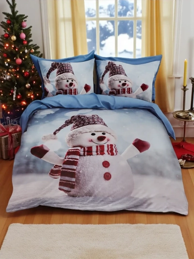Royalfashion Lenjerie de pat de Crăciun 160x200 set 3 PIESE