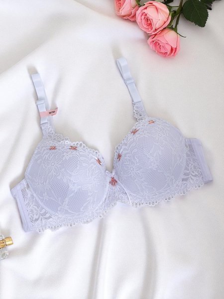 Royalfashion Sutien damă cu burete și dantelă Delicate Grace