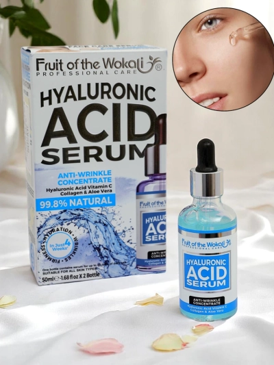 Fructul Wokali - Ser facial anti-rid cu acid hialuronic