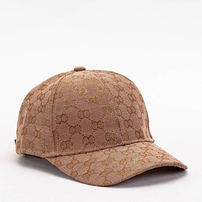 Şapcă de baseball maro deschis cu fir auriu - Accesorii