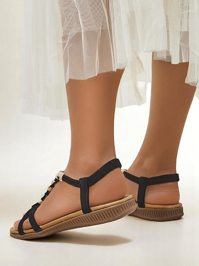 Royalfashion Sandale de damă cu ornamente Imen