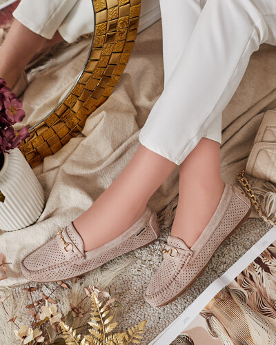 Royalfashion Mocasini de damă traforați Mill