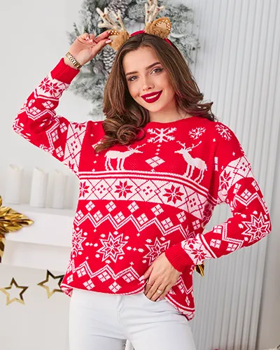 Pulover de Crăciun pentru femei Royalfashion