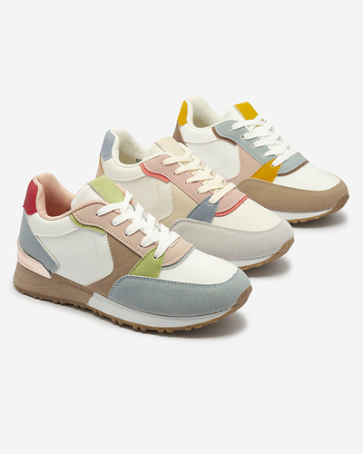 Adidași sport pentru femei, bej și gri Runan - Încălțăminte