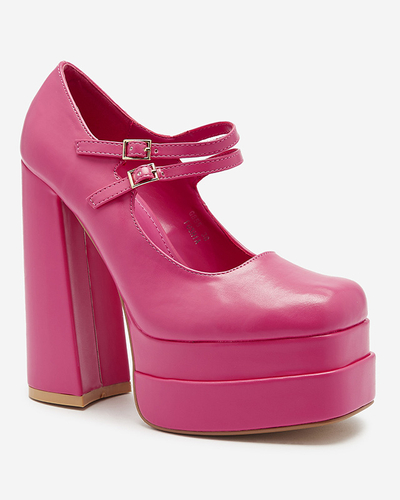 Pantofi cu toc înalt pentru femei Fuchsia Edisa - Încălțăminte