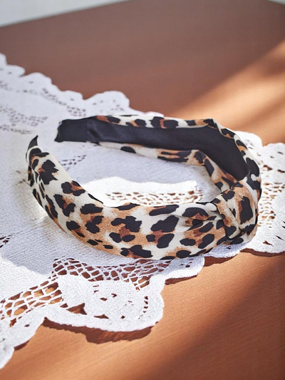 Royalfashion Bentita de păr cu model imprimeu leopard Lea