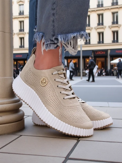 Royalfashion Sneakers sportive perforate pentru femei Tobin