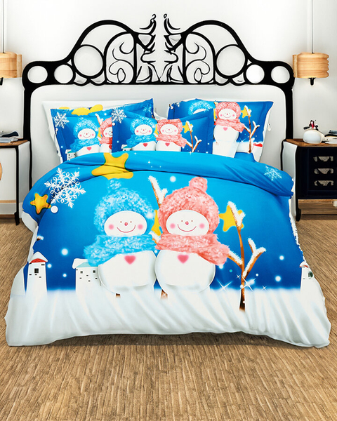 Royalfashion Set de lenjerie de pat cu model 200x220 set de 3-PART