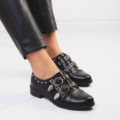 Încălțăminte cu toc înalt negru de la Stavomena - Încălțăminte