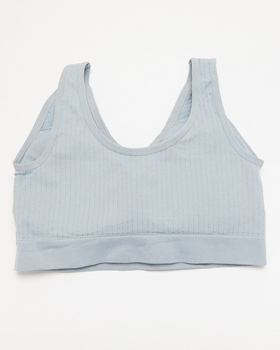 Sutien sport de damă albastru - Lenjerie intima
