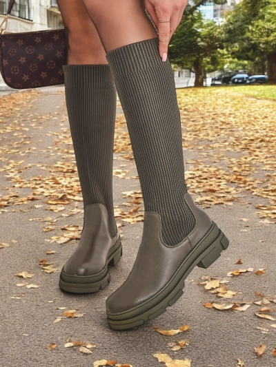 Bocanci slip-on pentru femei Royalfashion Bireno