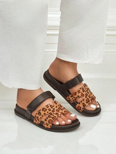 Royalfashion Papuci de damă din piele ecologică FlexiComfi