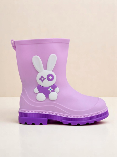 Royalfashion Kalosze dziecięce z króliczkiem Bunny Splash
