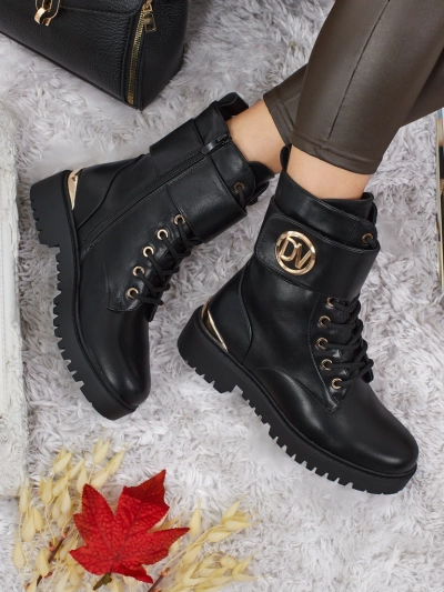 Botine workery dama cu decorațiuni Lorice