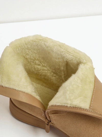 Botine de damă din piele ecologică de căprioară Kelmoria