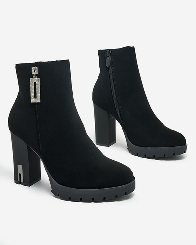 Royalfashion Cizme Stiletto decorate Beroleda pentru femei