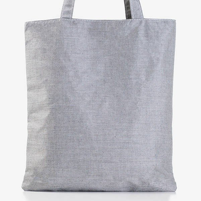 Szara damska torba z printem - Torebki